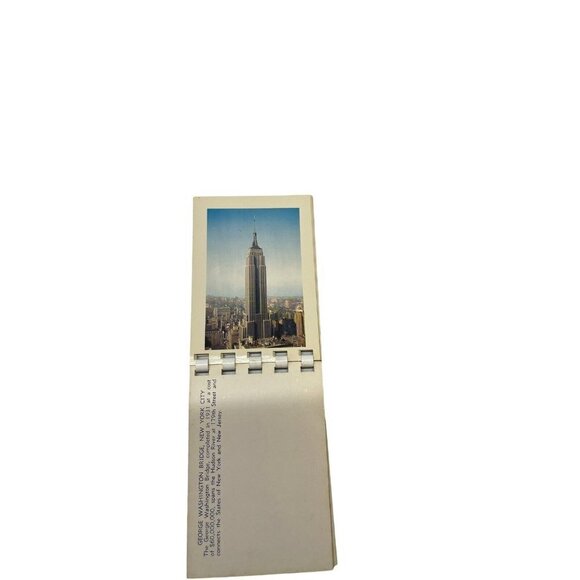 New York City Souvenir Pocket Sized Booklet 10 Natural Color Cards Kodachrome - Picture 3 of 5
